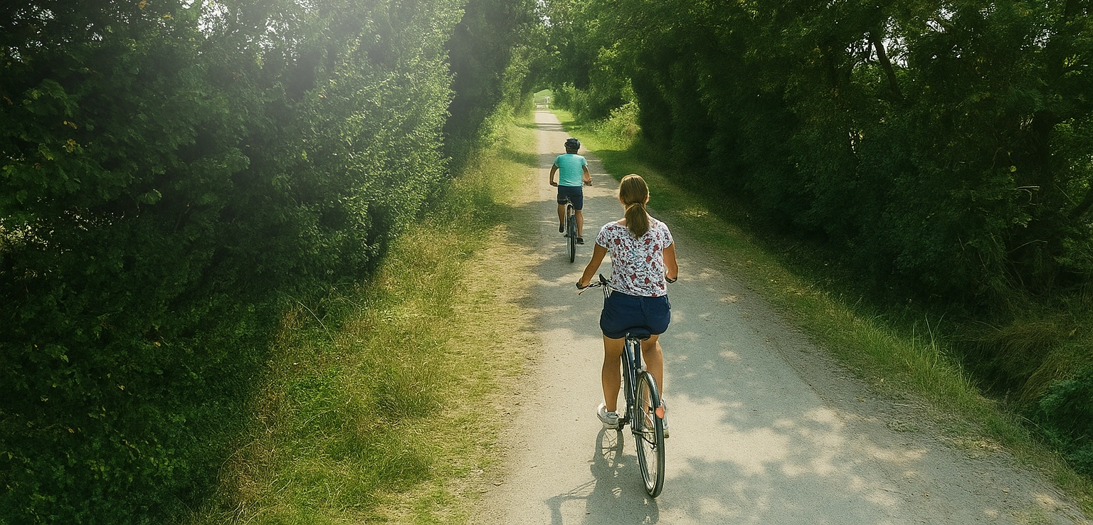 Chemin de ballade à Bourgneuf