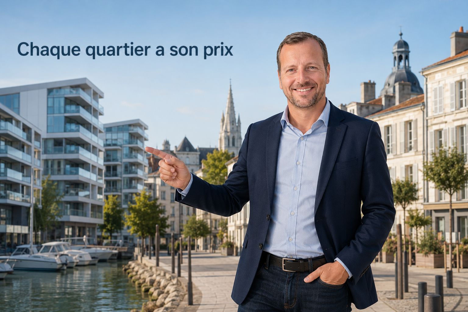 Quartiers de La Rochelle et prix au m²